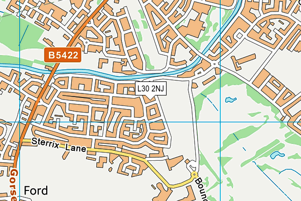 L30 2NJ map - OS VectorMap District (Ordnance Survey)