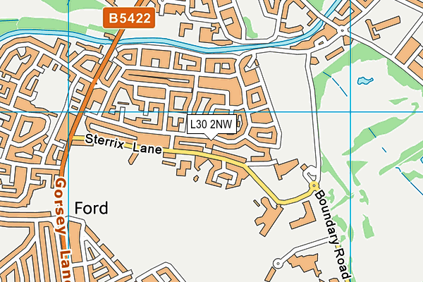 L30 2NW map - OS VectorMap District (Ordnance Survey)