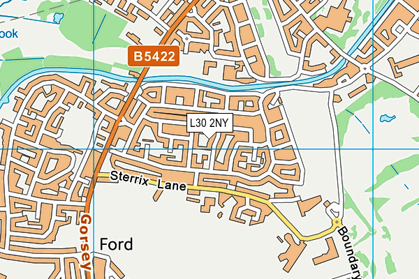 L30 2NY map - OS VectorMap District (Ordnance Survey)