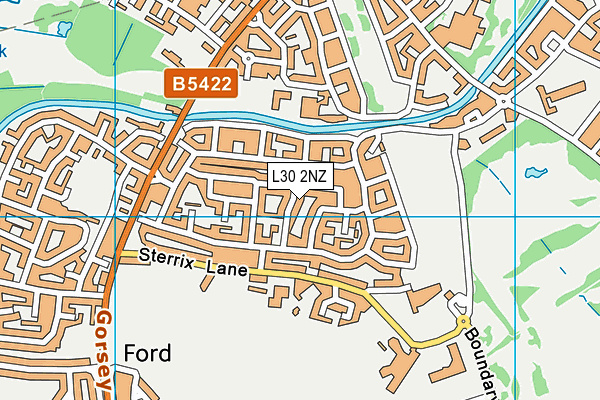 L30 2NZ map - OS VectorMap District (Ordnance Survey)