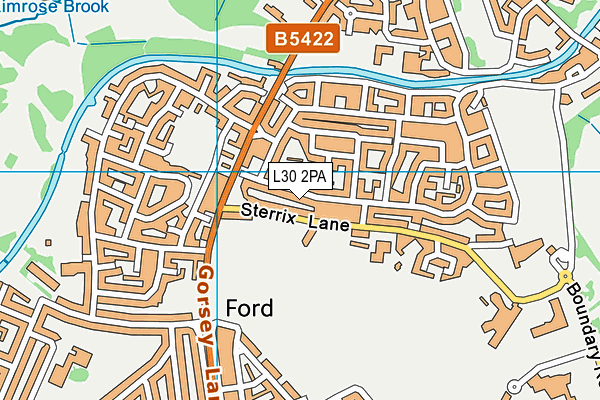 L30 2PA map - OS VectorMap District (Ordnance Survey)