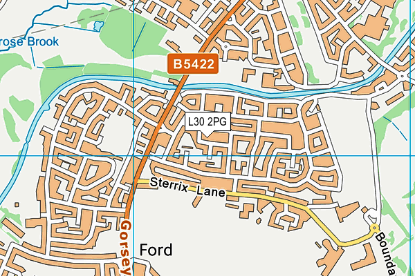 L30 2PG map - OS VectorMap District (Ordnance Survey)