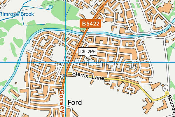 L30 2PH map - OS VectorMap District (Ordnance Survey)