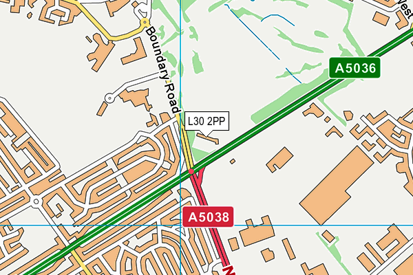 L30 2PP map - OS VectorMap District (Ordnance Survey)