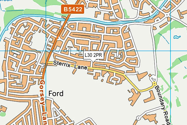 L30 2PR map - OS VectorMap District (Ordnance Survey)