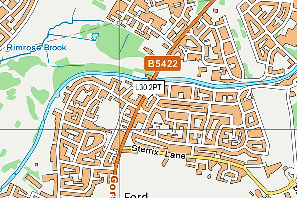L30 2PT map - OS VectorMap District (Ordnance Survey)