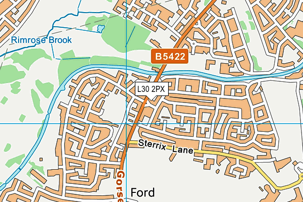 L30 2PX map - OS VectorMap District (Ordnance Survey)