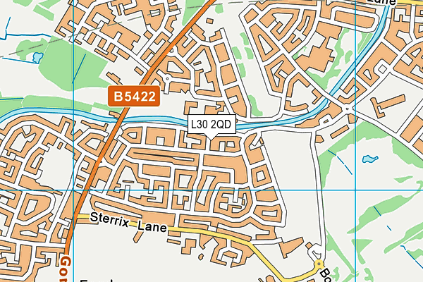 L30 2QD map - OS VectorMap District (Ordnance Survey)