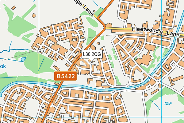 L30 2QG map - OS VectorMap District (Ordnance Survey)