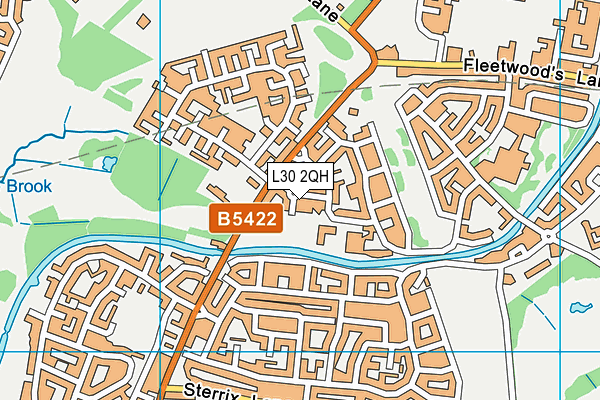 L30 2QH map - OS VectorMap District (Ordnance Survey)