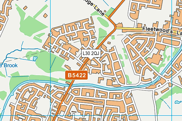 L30 2QJ map - OS VectorMap District (Ordnance Survey)