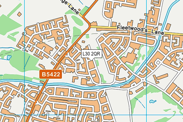 L30 2QR map - OS VectorMap District (Ordnance Survey)