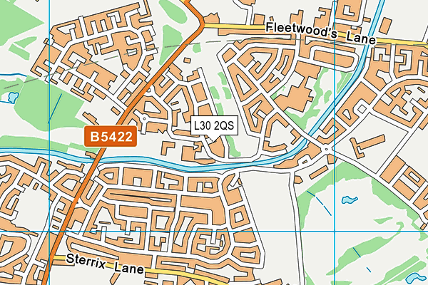 L30 2QS map - OS VectorMap District (Ordnance Survey)