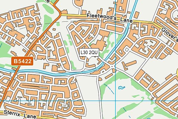 L30 2QU map - OS VectorMap District (Ordnance Survey)