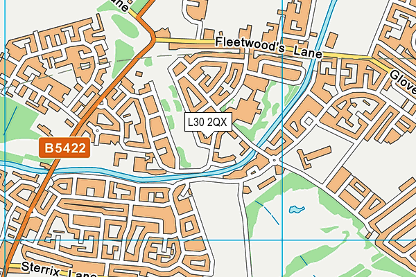 L30 2QX map - OS VectorMap District (Ordnance Survey)