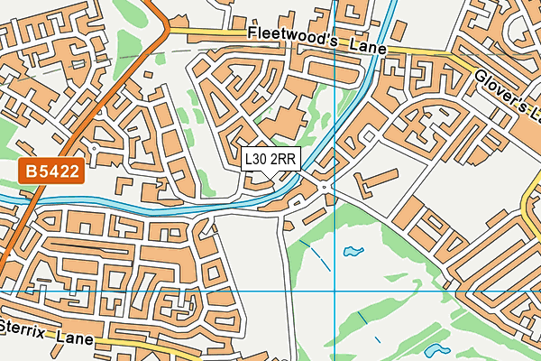L30 2RR map - OS VectorMap District (Ordnance Survey)