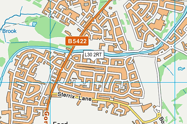 L30 2RT map - OS VectorMap District (Ordnance Survey)