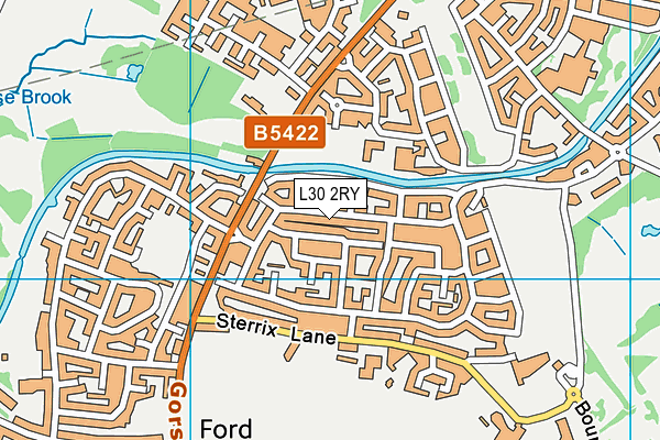 L30 2RY map - OS VectorMap District (Ordnance Survey)