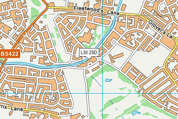 L30 2SD map - OS VectorMap District (Ordnance Survey)