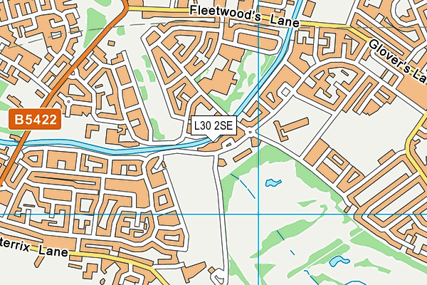 L30 2SE map - OS VectorMap District (Ordnance Survey)