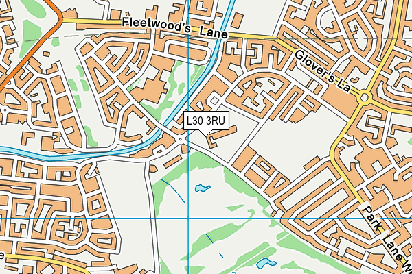 Netherton Moss Primary School map (L30 3RU) - OS VectorMap District (Ordnance Survey)