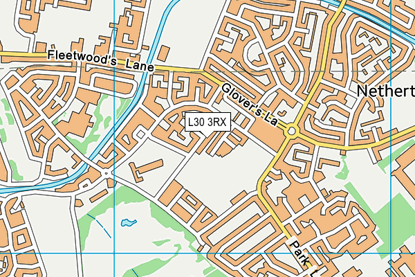 L30 3RX map - OS VectorMap District (Ordnance Survey)