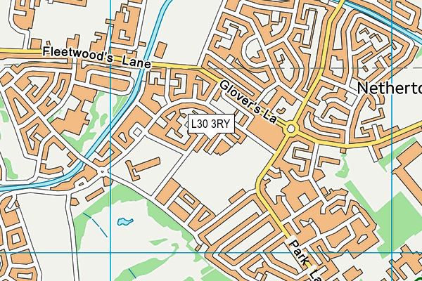 L30 3RY map - OS VectorMap District (Ordnance Survey)