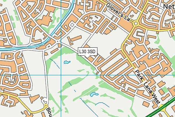 L30 3SD map - OS VectorMap District (Ordnance Survey)