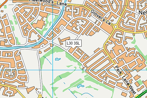 L30 3SL map - OS VectorMap District (Ordnance Survey)