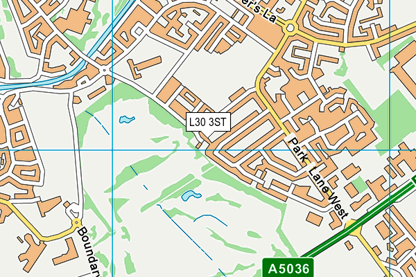 L30 3ST map - OS VectorMap District (Ordnance Survey)