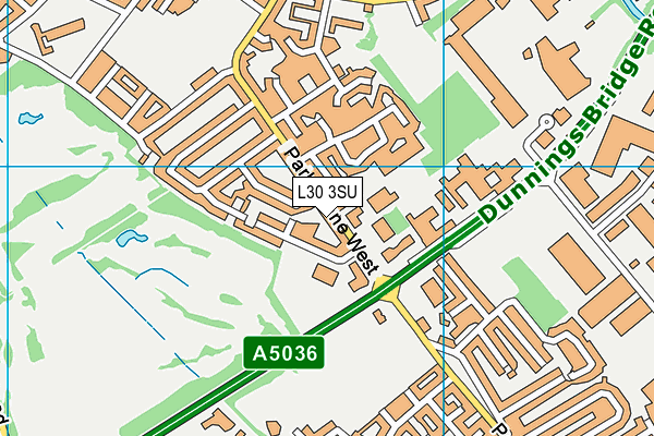 L30 3SU map - OS VectorMap District (Ordnance Survey)