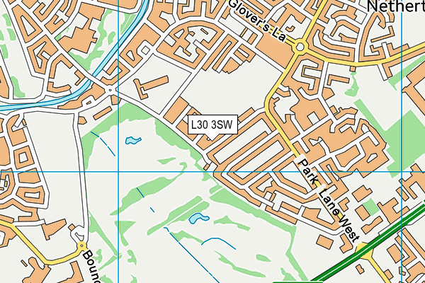 L30 3SW map - OS VectorMap District (Ordnance Survey)