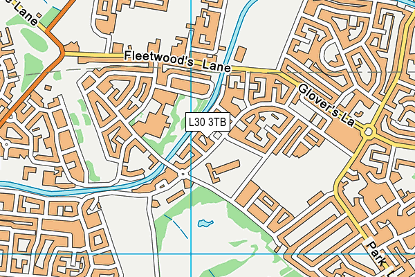 L30 3TB map - OS VectorMap District (Ordnance Survey)