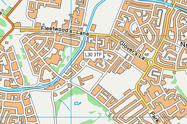 L30 3TF map - OS VectorMap District (Ordnance Survey)