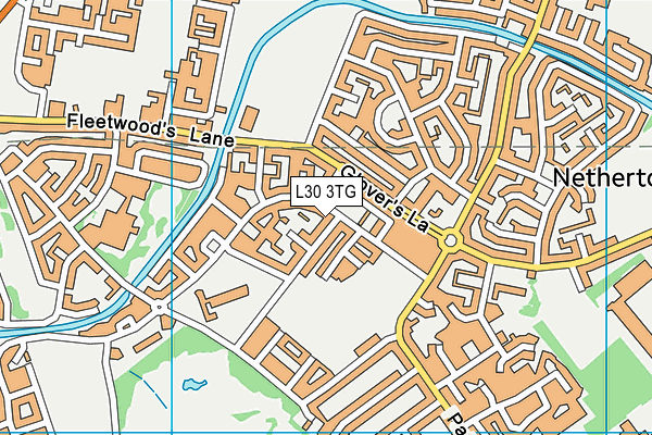 L30 3TG map - OS VectorMap District (Ordnance Survey)