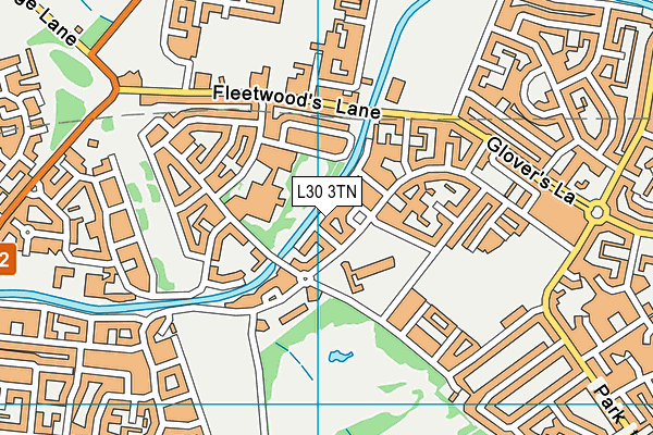 L30 3TN map - OS VectorMap District (Ordnance Survey)