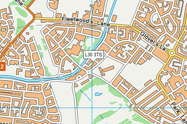 L30 3TS map - OS VectorMap District (Ordnance Survey)