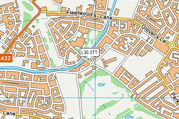 L30 3TT map - OS VectorMap District (Ordnance Survey)