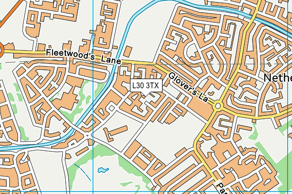 L30 3TX map - OS VectorMap District (Ordnance Survey)