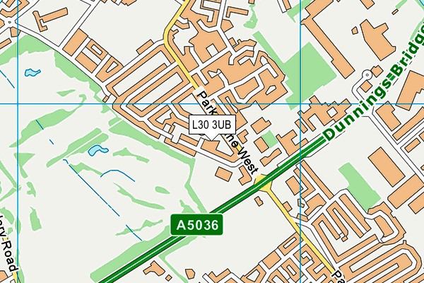 L30 3UB map - OS VectorMap District (Ordnance Survey)