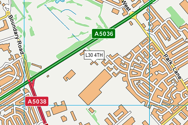 L30 4TH map - OS VectorMap District (Ordnance Survey)