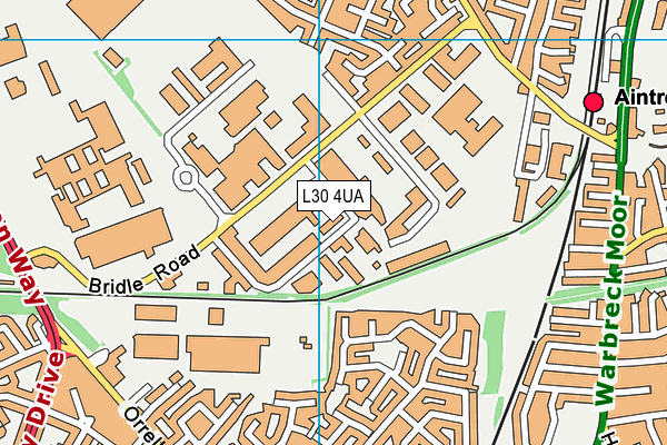L30 4UA map - OS VectorMap District (Ordnance Survey)