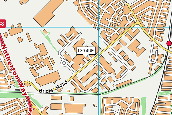 L30 4UE map - OS VectorMap District (Ordnance Survey)