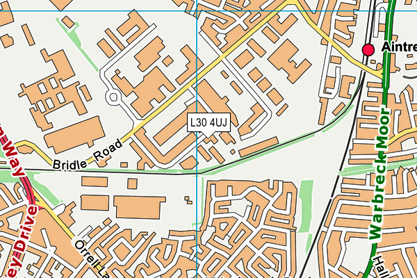L30 4UJ map - OS VectorMap District (Ordnance Survey)