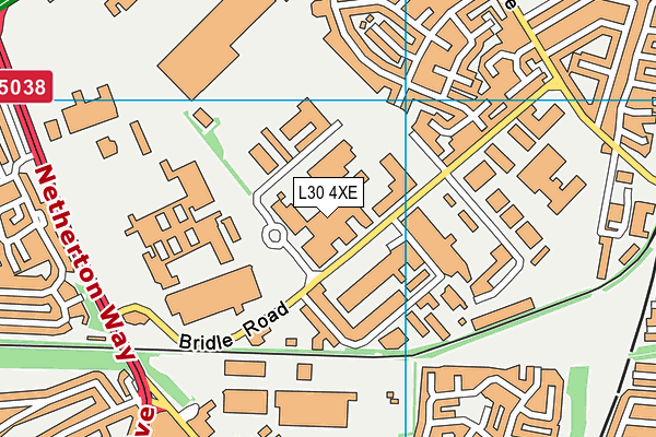 L30 4XE map - OS VectorMap District (Ordnance Survey)