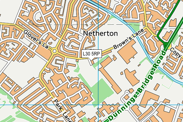 L30 5RP map - OS VectorMap District (Ordnance Survey)