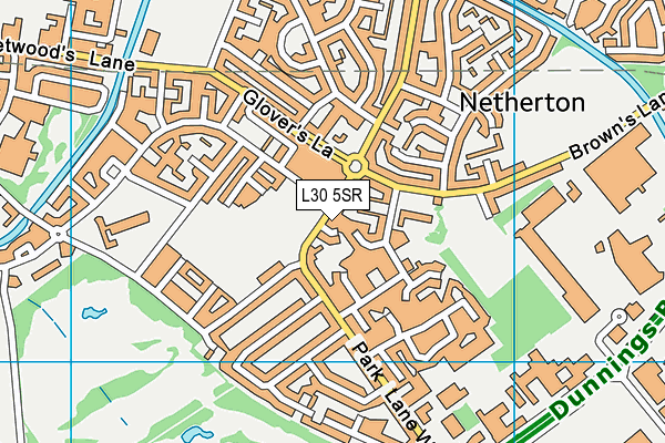 L30 5SR map - OS VectorMap District (Ordnance Survey)