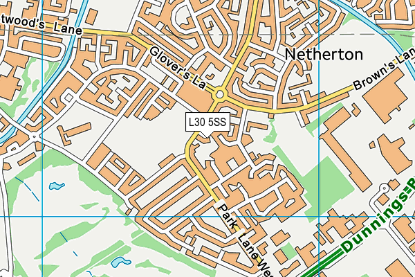 L30 5SS map - OS VectorMap District (Ordnance Survey)