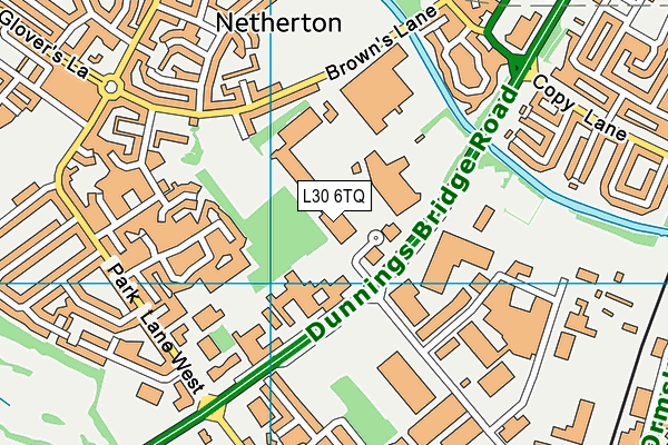 L30 6TQ map - OS VectorMap District (Ordnance Survey)