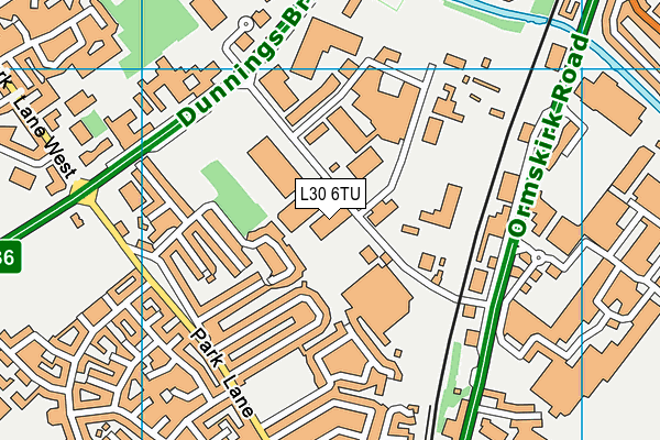 L30 6TU map - OS VectorMap District (Ordnance Survey)